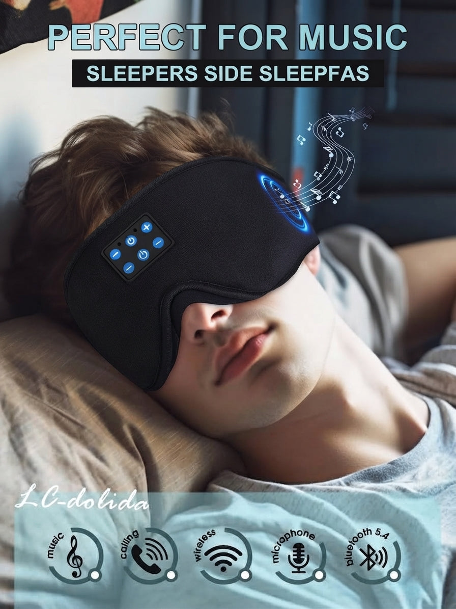 3-in-1 Bluetooth Sleep Mask with Wireless Headphones